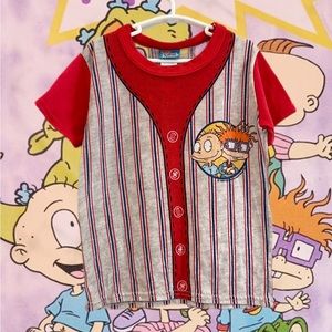 Rare Vintage 1997 Rugrats Youth Tee Front and Back Graphic size 8 ♻️
